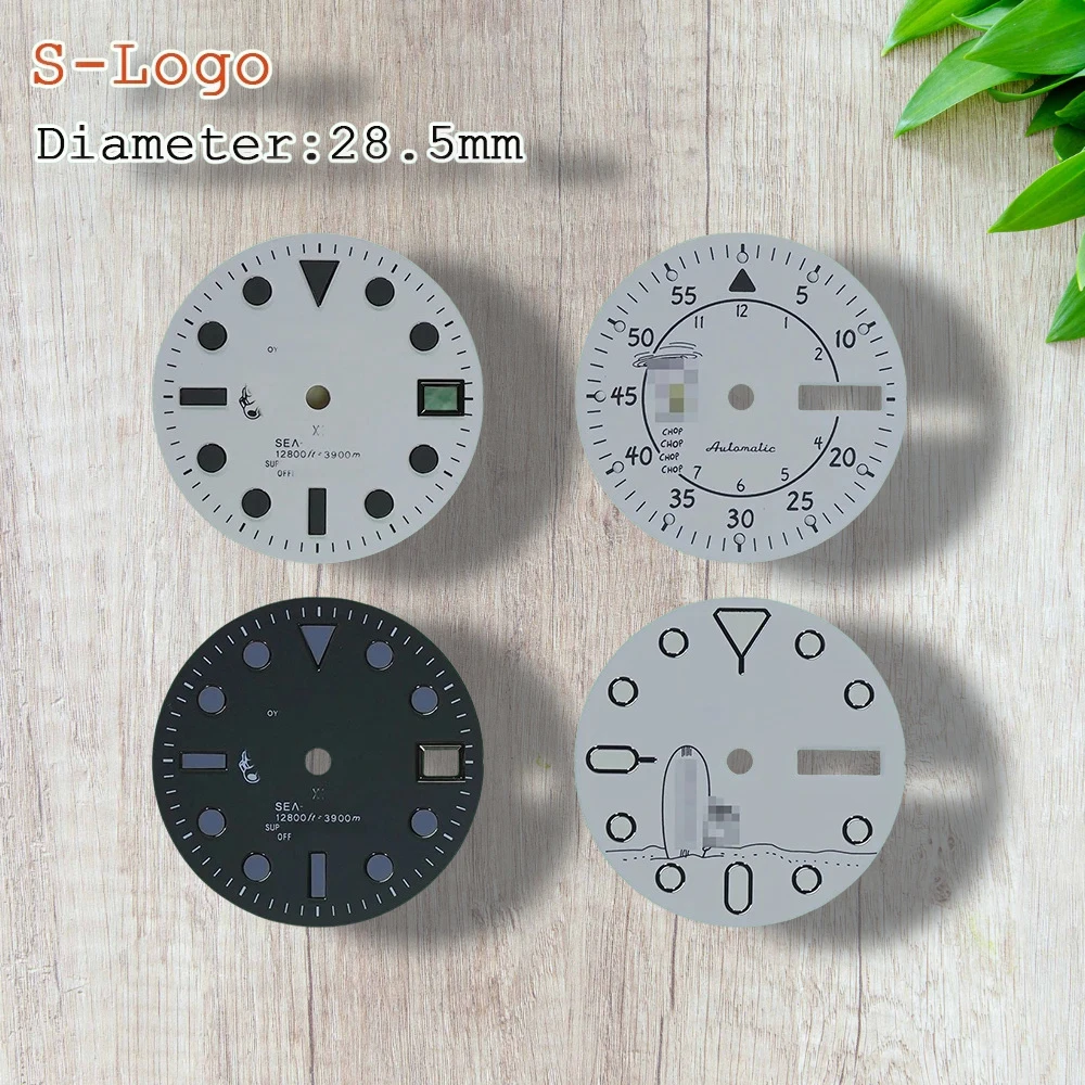 28.5mm S Logo Cartoon Dog Dial Suitable For NH35/NH36 Movements Watch Modification Accessories
28.5mm S Logo Cartoon Dog Dial Suitable For NH35/NH36 Movements Watch Modification Accessories