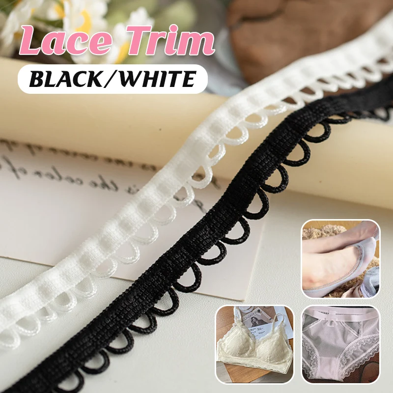 20M 14mm Elastic Band U-wave Lace Trim Nylon Ribbon For DIY Sewing Dress Underwear Garment Craft Decoration Accessory
20M 14mm Elastic Band U-wave Lace Trim Nylon Ribbon For DIY Sewing Dress Underwear Garment Craft Decoration Accessory