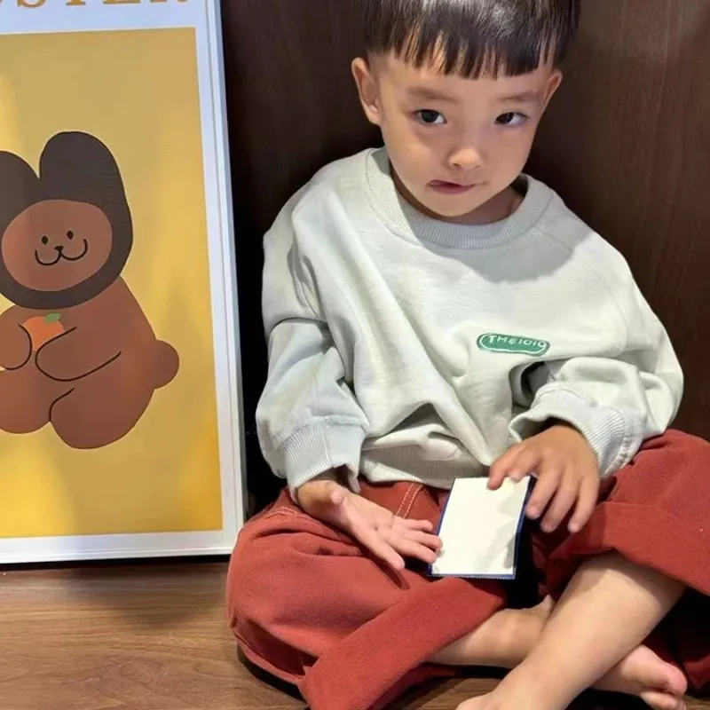 Children's Spring and Autumn Set Fashion New Style Boys Pure Cotton Long sleeved Hoodie+Pants Two piece Set
Children's Spring and Autumn Set Fashion New Style Boys Pure Cotton Long sleeved Hoodie+Pants Two piece Set