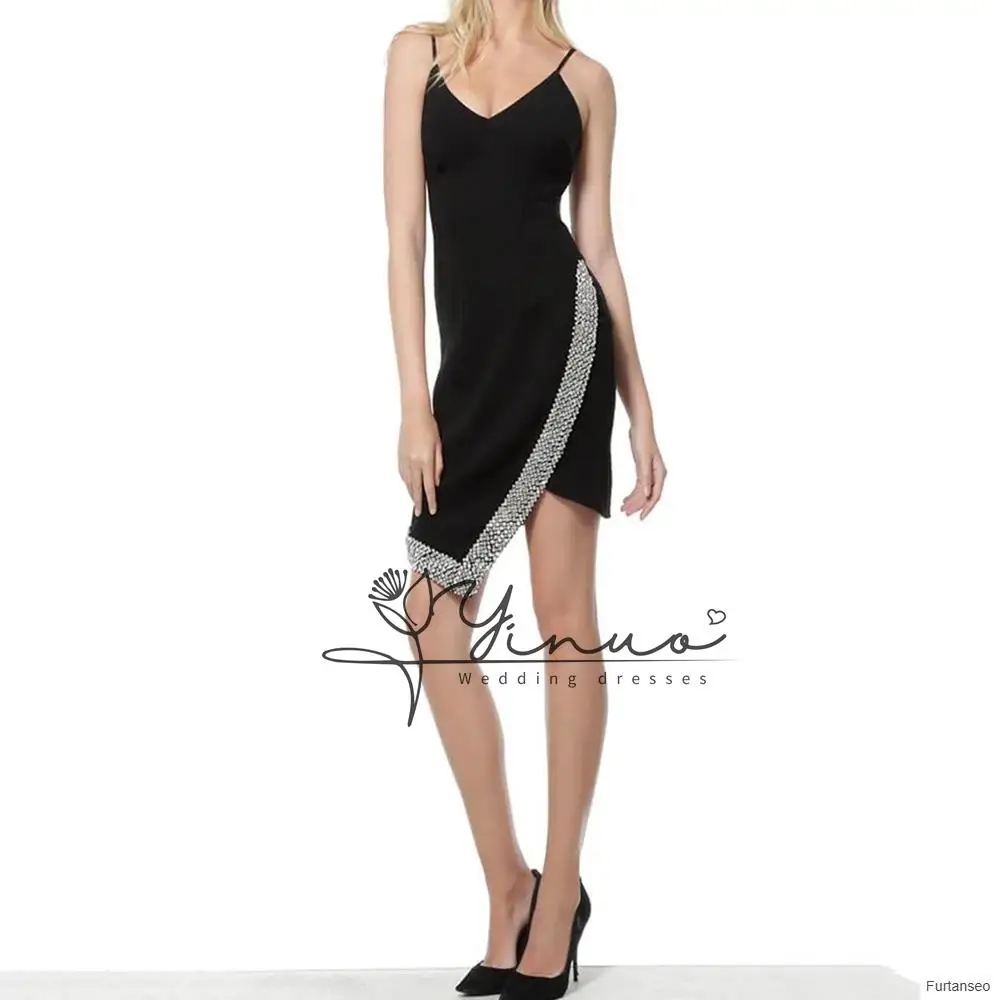 CustomizedMini Women's Party Dresses Spaghetti Strap Sleeveless Sexy Kilt Gown Simple Fashion Crystal Backless Customized Gowns
CustomizedMini Women's Party Dresses Spaghetti Strap Sleeveless Sexy Kilt Gown Simple Fashion Crystal Backless Customized Gowns
