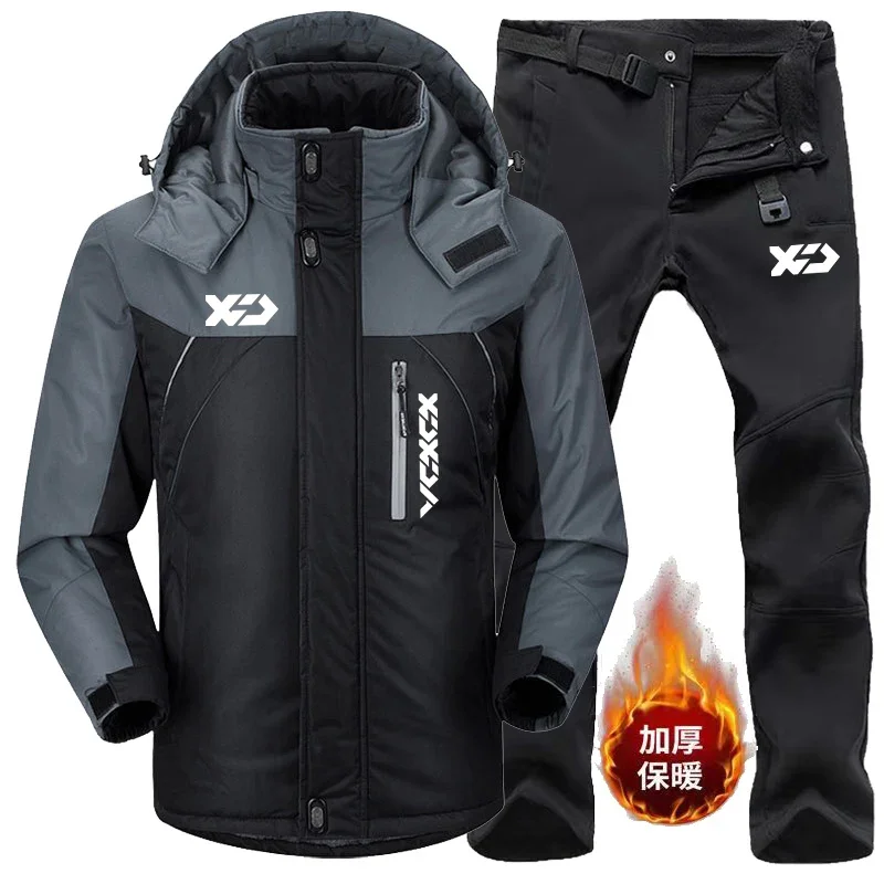 Men's Winter Plus Velvet Fishing Suits Windproof Warm Clothes New Outdoor Hiking Camping Jackets + Waterproof Tactical Pants Set
Men's Winter Plus Velvet Fishing Suits Windproof Warm Clothes New Outdoor Hiking Camping Jackets + Waterproof Tactical Pants Set