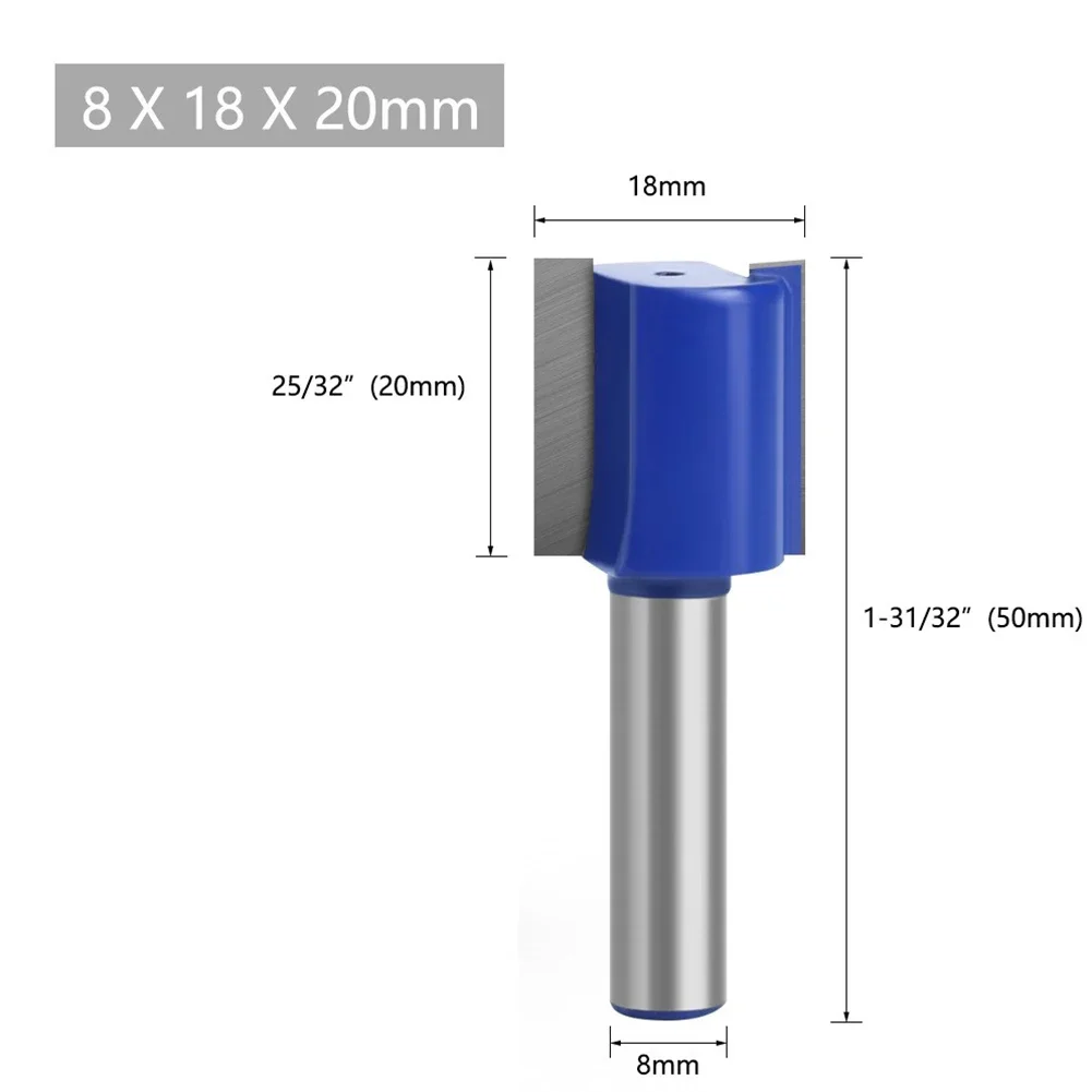 Straight Bit Carbide Double Flute Router Bits Wood-Milling Cutter 8mm Round Shank Solid Wood Woodworking Tools
Straight Bit Carbide Double Flute Router Bits Wood-Milling Cutter 8mm Round Shank Solid Wood Woodworking Tools