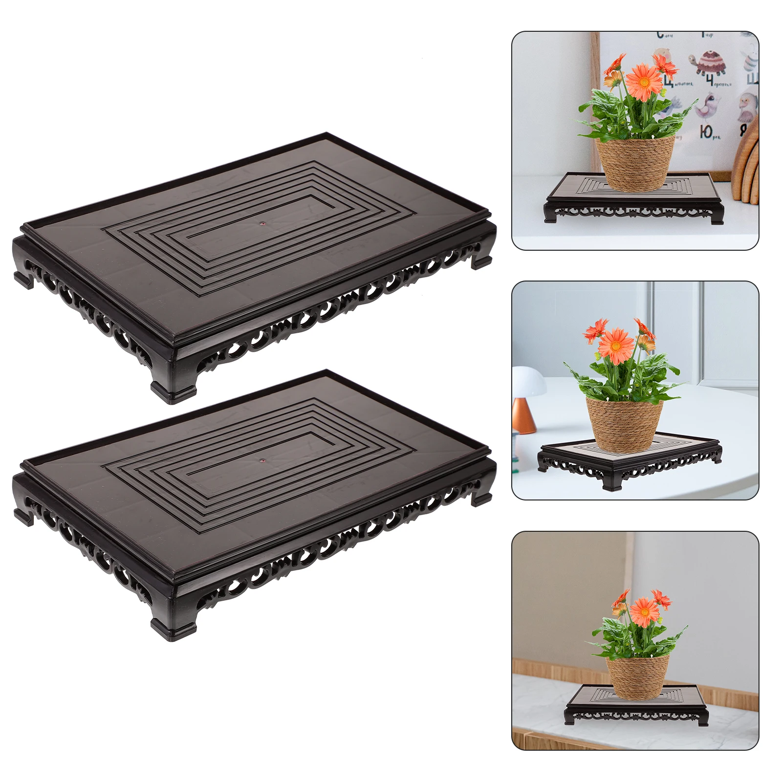 2pcs Rectangular Green Plant Base Plastic Planter Stand Indoor Drip Tray Vase Display Fish Bowl Riser Sturdy Shelf
2pcs Rectangular Green Plant Base Plastic Planter Stand Indoor Drip Tray Vase Display Fish Bowl Riser Sturdy Shelf