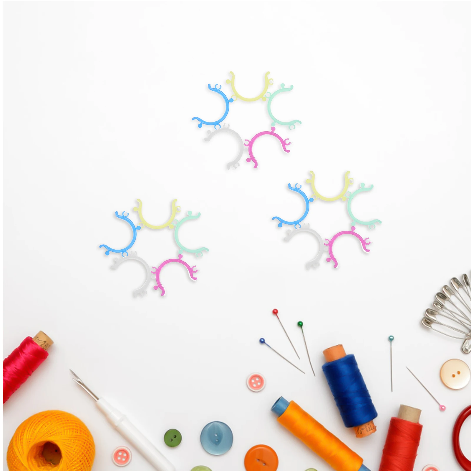 80Pcs Sewing Accessories Thread Organizer Clips Non-Slip Silicone Bobbin Clamps for Crafting Home Sewing Efficiency
80Pcs Sewing Accessories Thread Organizer Clips Non-Slip Silicone Bobbin Clamps for Crafting Home Sewing Efficiency