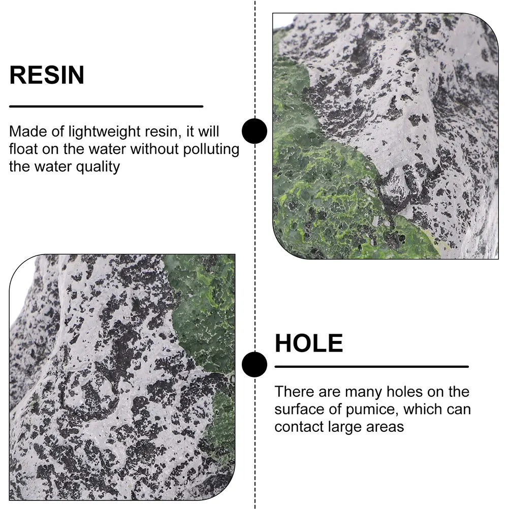 Floating Resin Stone Decor For Aquarium Terrarium Fish Tank Mossy Rock Ornament Lightweight Faux Stone Craft Pet Supplies
Floating Resin Stone Decor For Aquarium Terrarium Fish Tank Mossy Rock Ornament Lightweight Faux Stone Craft Pet Supplies