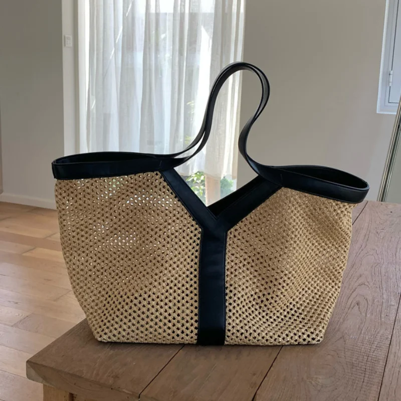 Luxury Y Design Woven Tote Bag New Stylish Spacious Beach Bag For Women Large Capacity Brand Shoulder Hand Holiday Shopping Bag
Luxury Y Design Woven Tote Bag New Stylish Spacious Beach Bag For Women Large Capacity Brand Shoulder Hand Holiday Shopping Bag