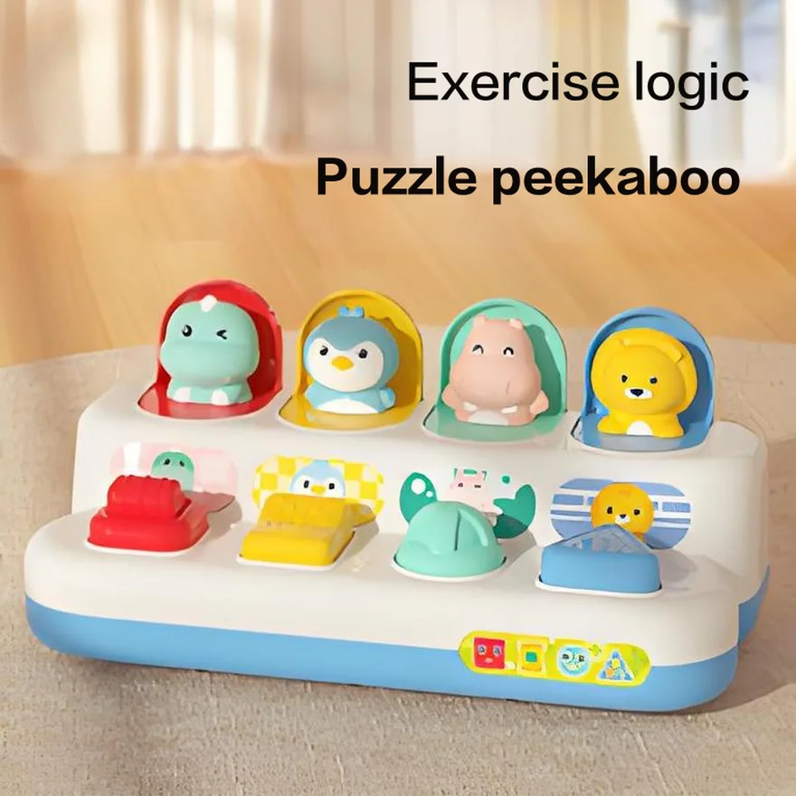 Peekaboo всплывающая коробка с переключателем детские упражнения на палец интеллектуальная игрушка для раннего развития Новинка прикольная игрушка для детей
Peekaboo всплывающая коробка с переключателем детские упражнения на палец интеллектуальная игрушка для раннего развития Новинка прикольная игрушка для детей
