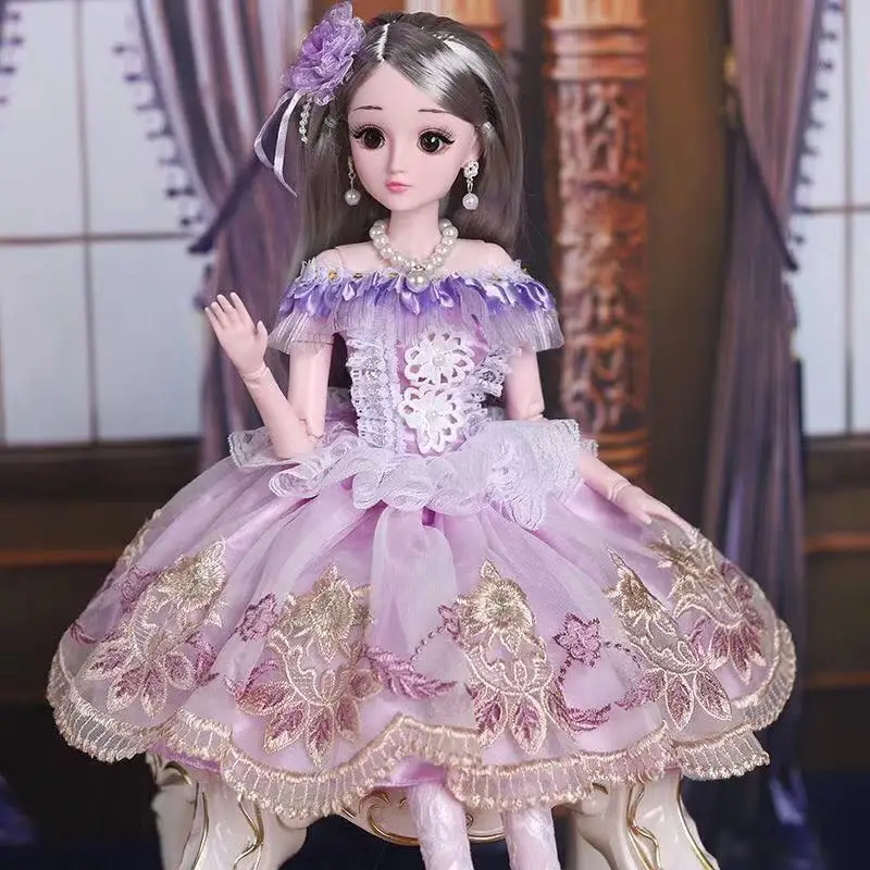 1/3 60cm 20 Movable Jointed BJD Doll Toy Fashion 3D Eyes Dolls With Clothes Jewelry Shoes Accessories Toys for Girls
1/3 60cm 20 Movable Jointed BJD Doll Toy Fashion 3D Eyes Dolls With Clothes Jewelry Shoes Accessories Toys for Girls