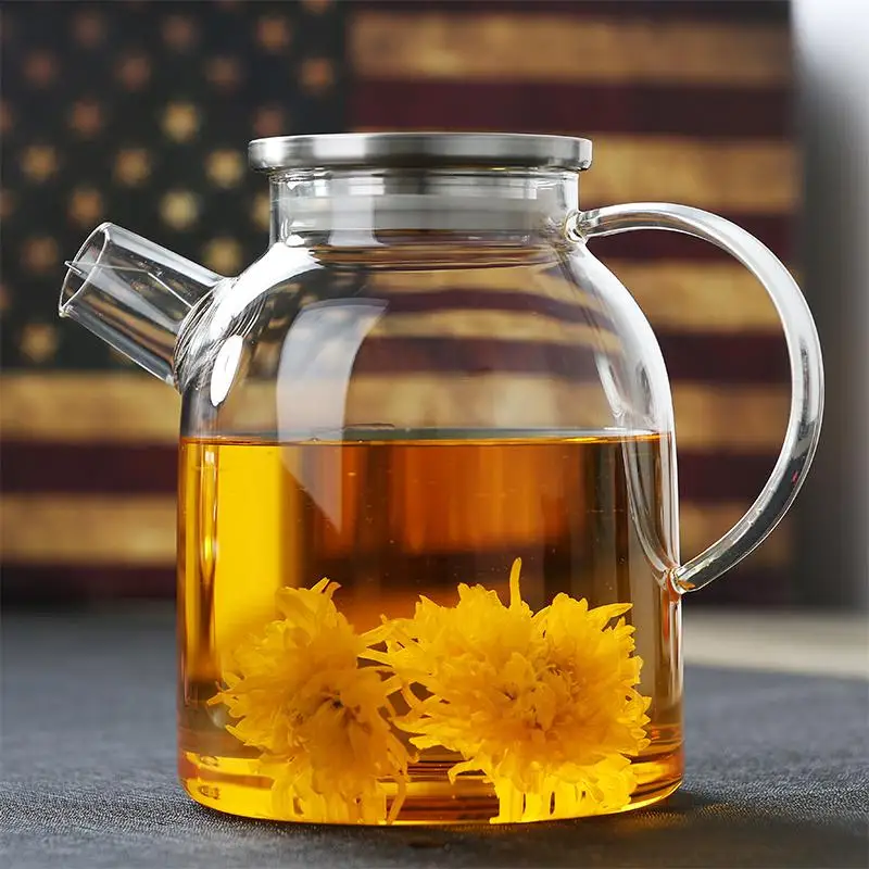 Скандинавский стеклянный чайник Nordic Sle из высокопрочного боросиликатного стекла большой емкости для домашнего использования, для заваривания чая и охлаждения кипяченой воды
Скандинавский стеклянный чайник Nordic Sle из высокопрочного боросиликатного стекла большой емкости для домашнего использования, для заваривания чая и охлаждения кипяченой воды