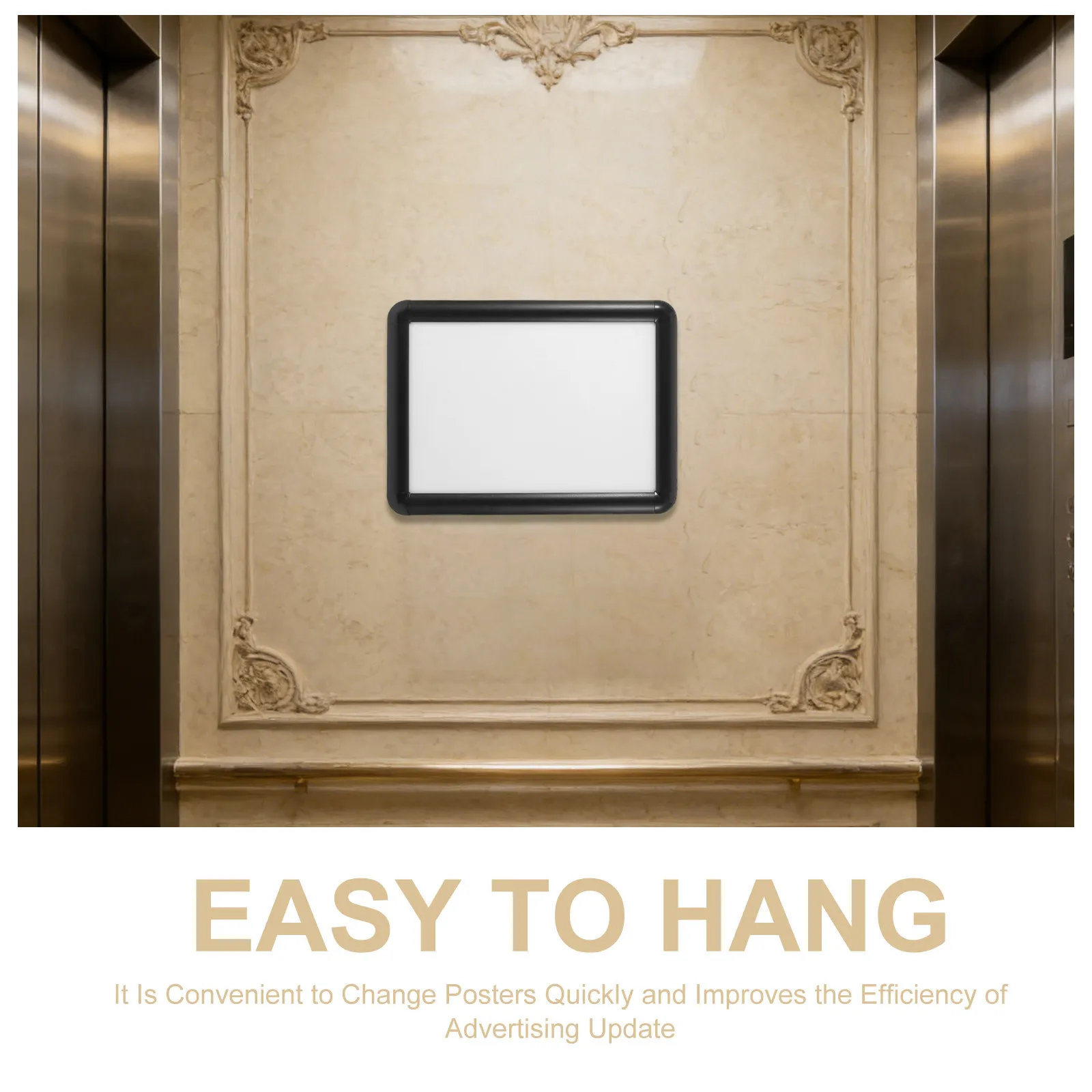 Snap Picture Poster Frame A4 Metal Picture Frame Elevator Office advertising Wall deco Commercial Aluminum Alloy Display Profile
Snap Picture Poster Frame A4 Metal Picture Frame Elevator Office advertising Wall deco Commercial Aluminum Alloy Display Profile