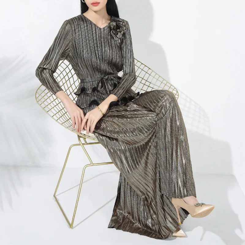 Chic And Elegant 2 Piece Sets For Women Pleated Skirt Tops Plus Size Woman Clothing Formal Luxury Evening Female Fashion Outfits
Chic And Elegant 2 Piece Sets For Women Pleated Skirt Tops Plus Size Woman Clothing Formal Luxury Evening Female Fashion Outfits