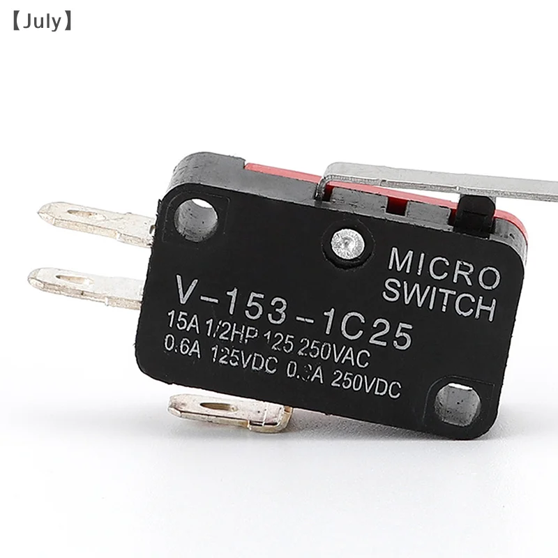 5pcs V-153-1C25 Micro Switch 16A 250VAC SPDT Momentary Travel Limit Switch 1NO1NC Lever Roller
5pcs V-153-1C25 Micro Switch 16A 250VAC SPDT Momentary Travel Limit Switch 1NO1NC Lever Roller