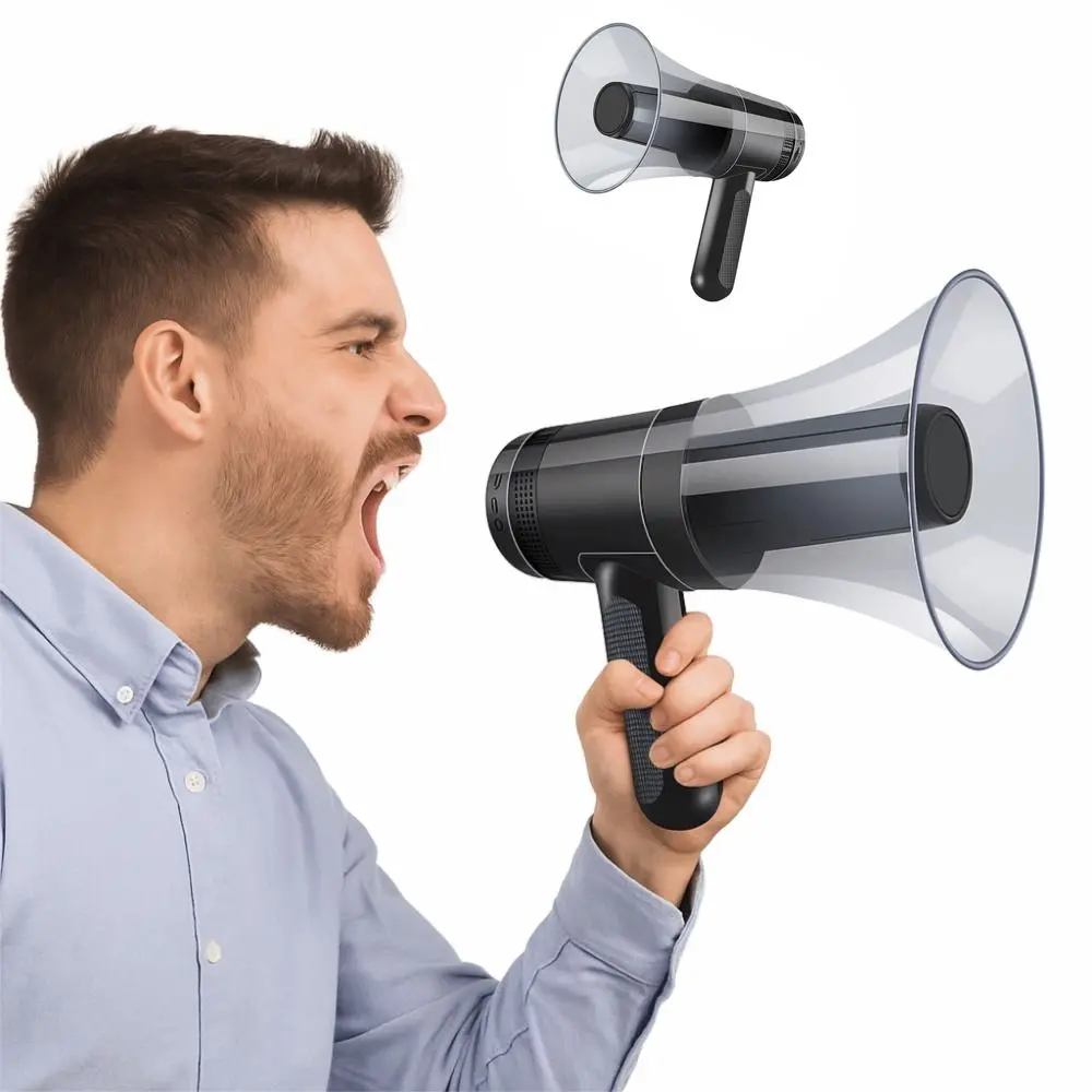 350S Recording Portable Megaphone Volume Control High Volume Alarm Siren Multi-Function Durable Bullhorn Speaker Public Address
350S Recording Portable Megaphone Volume Control High Volume Alarm Siren Multi-Function Durable Bullhorn Speaker Public Address