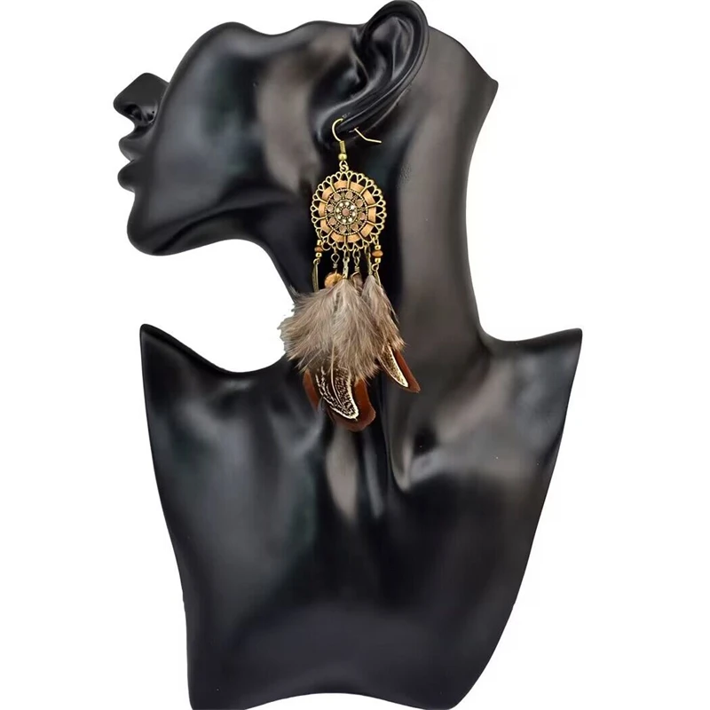 Gothic Fashion Feather Tassel Earrings for Women Summer Vacation Long Pendant Earrings Bohemian Wind Jewelry Accessories Gifts
Gothic Fashion Feather Tassel Earrings for Women Summer Vacation Long Pendant Earrings Bohemian Wind Jewelry Accessories Gifts