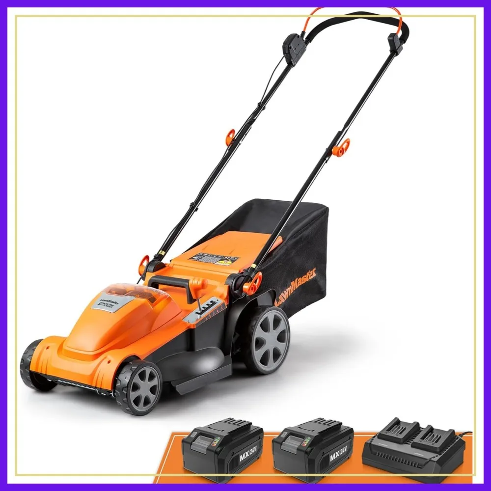 48V Brushless Cordless Lawn Mower 16-Inch with 2x24V 4.0Ah Batteries & Dual Charger
48V Brushless Cordless Lawn Mower 16-Inch with 2x24V 4.0Ah Batteries & Dual Charger