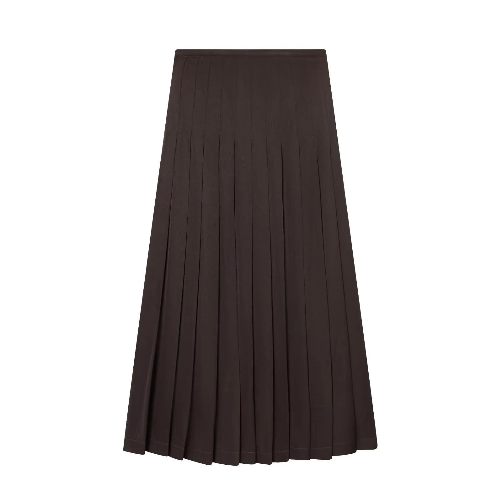 Withered 2026 European And American Spring New Style With A Sense Of Sagging Mid Waist Solid Color Wide Pleated A-line Long
Withered 2026 European And American Spring New Style With A Sense Of Sagging Mid Waist Solid Color Wide Pleated A-line Long