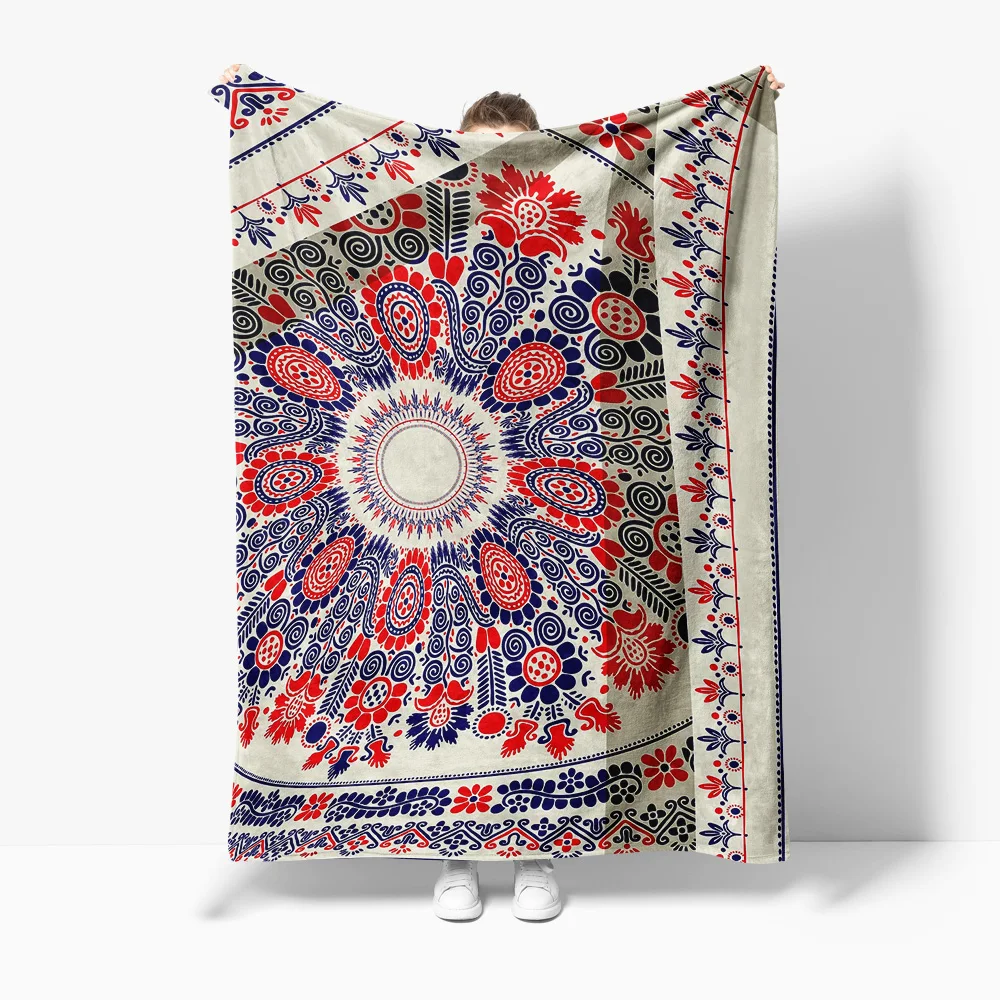 Bohemian Floral Paisley Pattern Throw Blanket Decorative Bed Blanket Sofa Cover Home Decor Festive Gift
Bohemian Floral Paisley Pattern Throw Blanket Decorative Bed Blanket Sofa Cover Home Decor Festive Gift