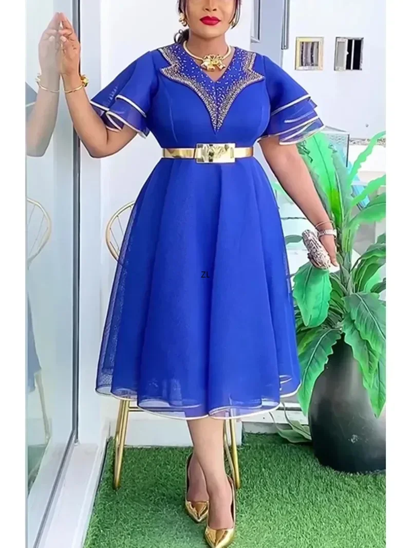 Plus Size African Party Dresses for Women 2025 New Fashion Dashiki Ankara Wedding Evening Gown Elegant Turkey Muslim Maxi Dress
Plus Size African Party Dresses for Women 2025 New Fashion Dashiki Ankara Wedding Evening Gown Elegant Turkey Muslim Maxi Dress