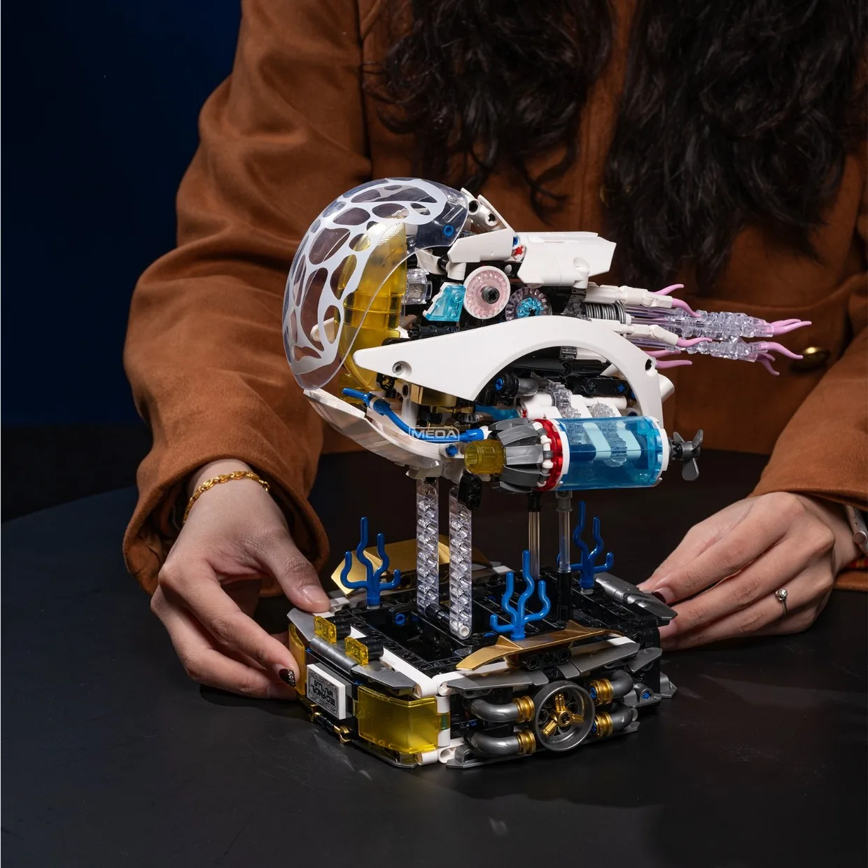 DIY Dolphin Building Blocks Machinery Technology Punk Cyber Toys Self Assemble Marine Organisms Creative Decoration Brick Models
DIY Dolphin Building Blocks Machinery Technology Punk Cyber Toys Self Assemble Marine Organisms Creative Decoration Brick Models