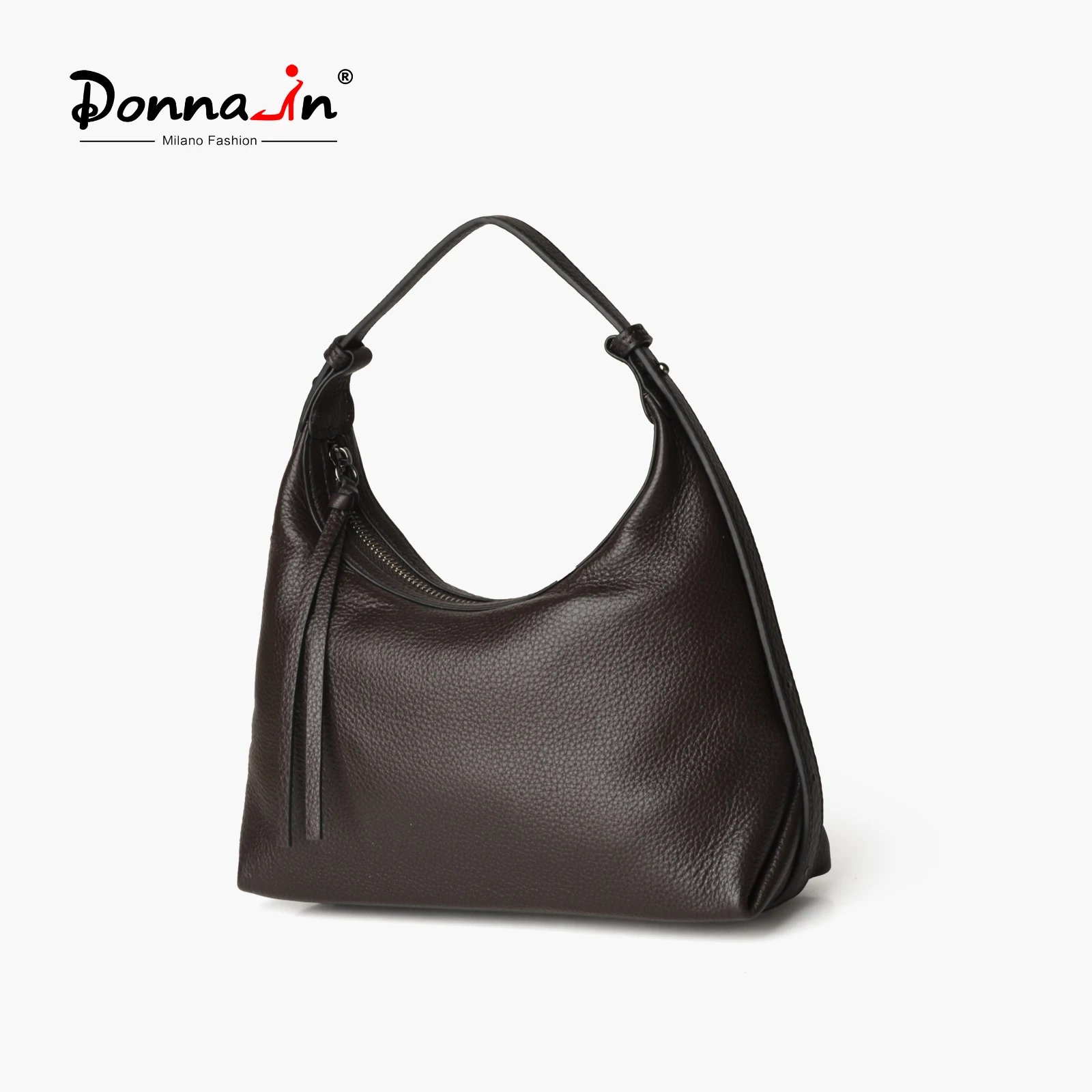 Новая кожаная сумка-хобо Donna-in 2026 из мягкой кожи цвета шоколада, повседневная сумка через плечо для женщин
Новая кожаная сумка-хобо Donna-in 2026 из мягкой кожи цвета шоколада, повседневная сумка через плечо для женщин