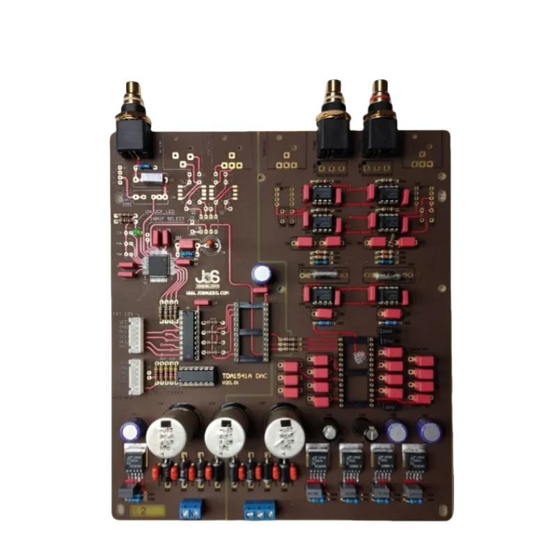 JOSAUDIO Upgraded version HIFI Forum 10th Anniversary TDA1541 DAC Audio Decoding Board Semi-finished Board
JOSAUDIO Upgraded version HIFI Forum 10th Anniversary TDA1541 DAC Audio Decoding Board Semi-finished Board