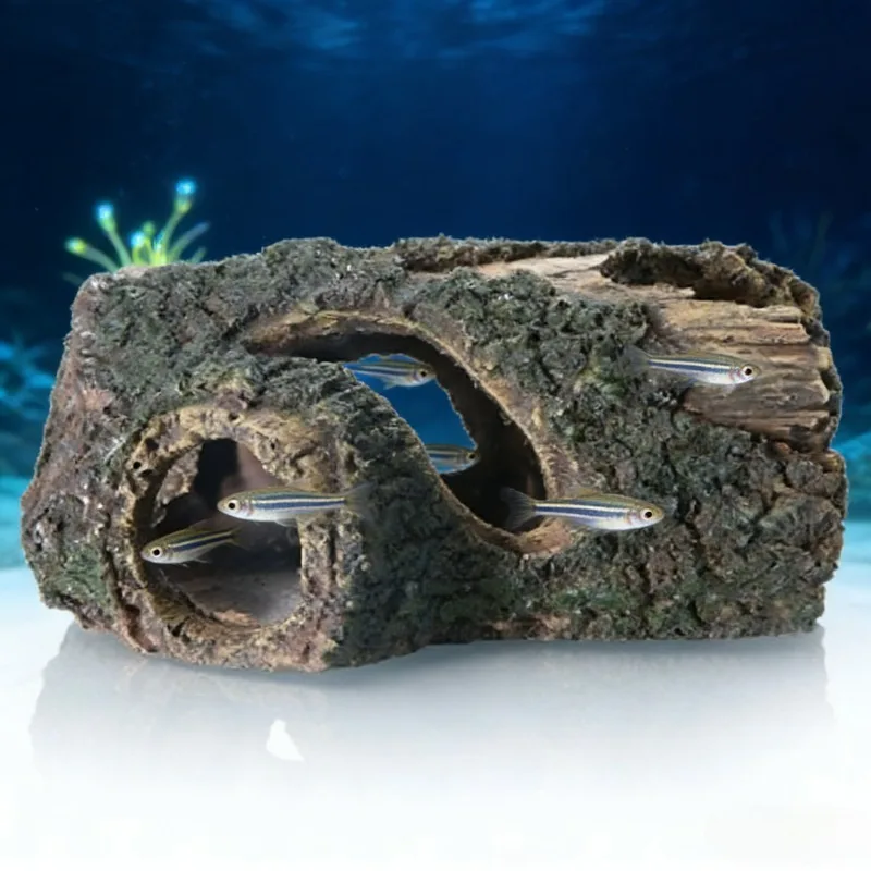Resin Aquarium Decoration Wooden Barrel Tree Trunk Wreckage Ornament Fish Tank Hideout Cave Landscape Betta Shrimp Hiding
Resin Aquarium Decoration Wooden Barrel Tree Trunk Wreckage Ornament Fish Tank Hideout Cave Landscape Betta Shrimp Hiding