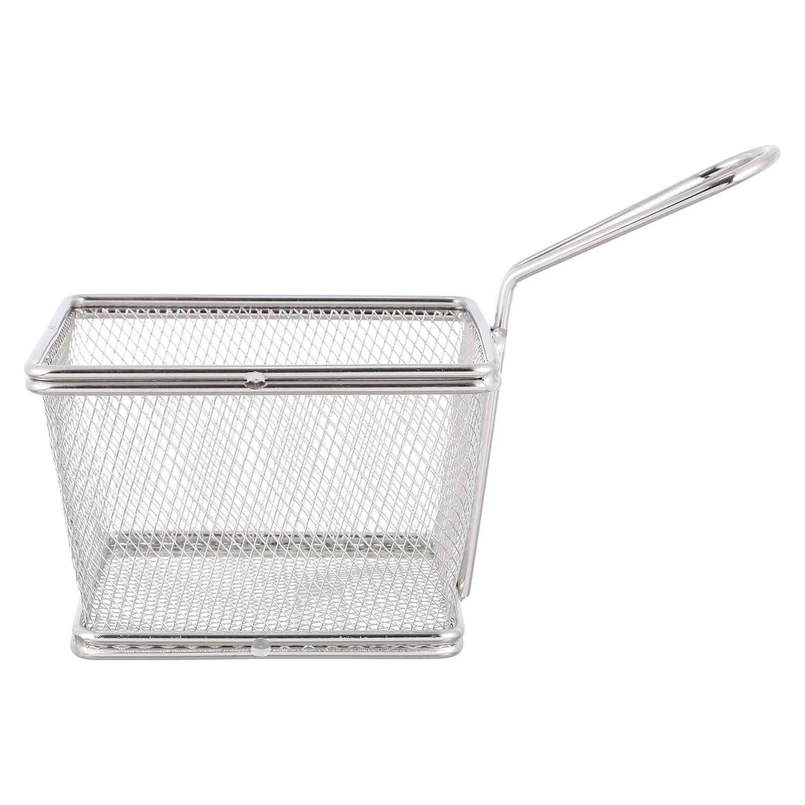 Stainless Steel Frying Basket Home Use Compact Oil Drain Practical French Fries Kitchen Gadget Ergonomic Handle Heat Resistant
Stainless Steel Frying Basket Home Use Compact Oil Drain Practical French Fries Kitchen Gadget Ergonomic Handle Heat Resistant