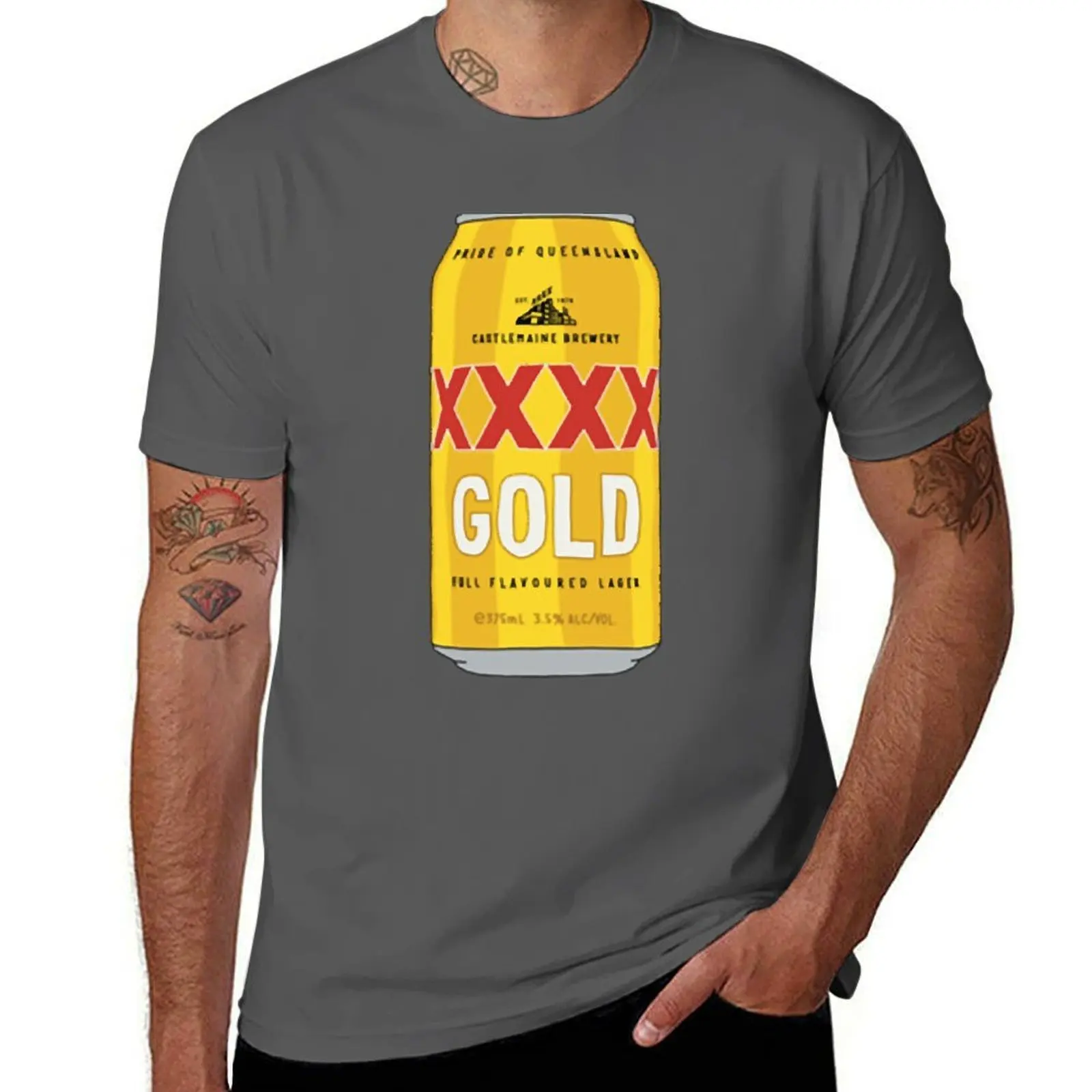 Hand-drawn XXXX Gold can T-Shirt Construction Work Tee Shirt
Hand-drawn XXXX Gold can T-Shirt Construction Work Tee Shirt