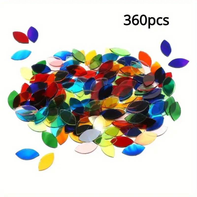 360pcs Mixed Color Transparent Leaf Mosaic Handmade DIY Table Lamp Candlestick Mica Piece Türkiye Lamp Colored Glass High
360pcs Mixed Color Transparent Leaf Mosaic Handmade DIY Table Lamp Candlestick Mica Piece Türkiye Lamp Colored Glass High