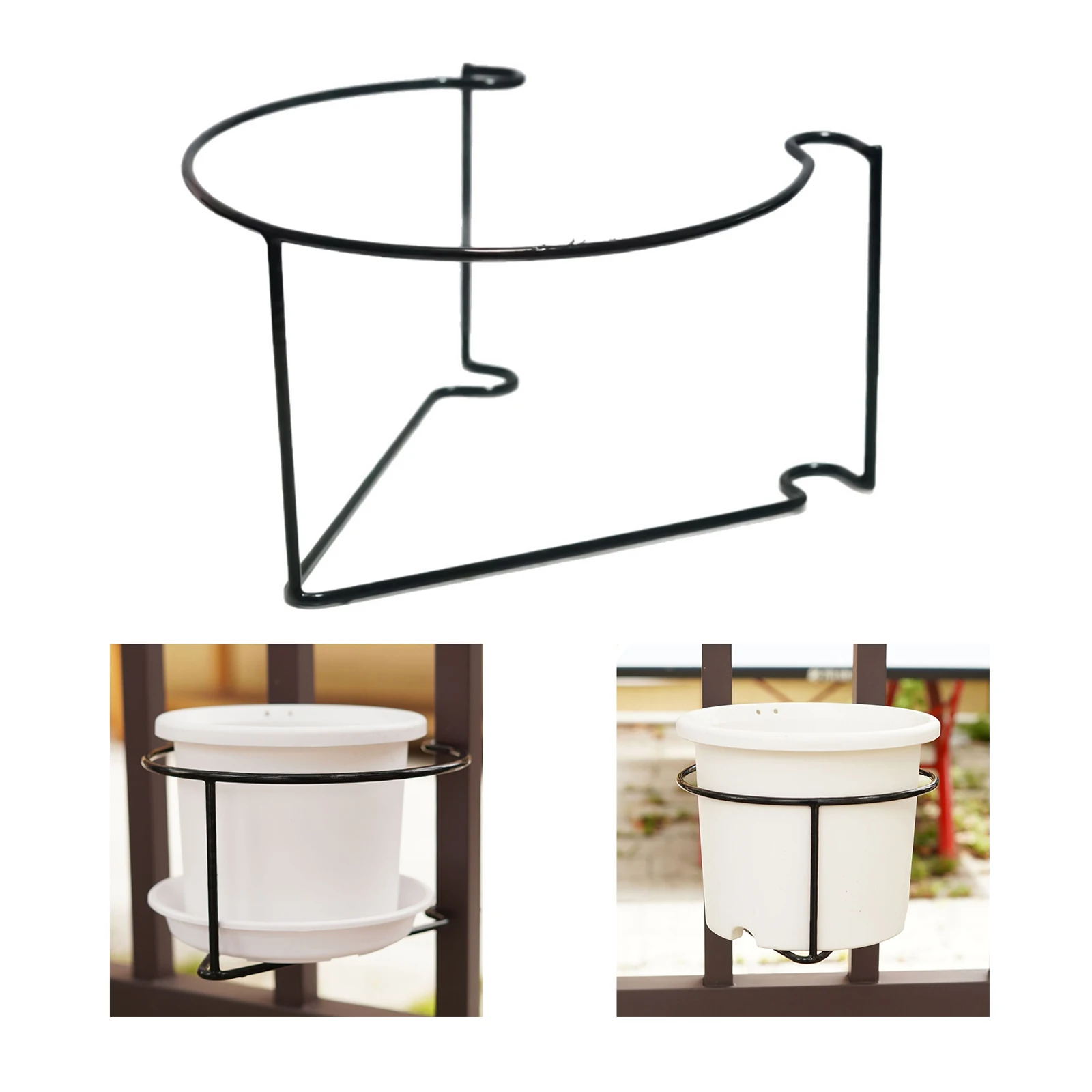 1pc Flowerpot Hanging Shelf for Balcony Garden railing fence Gardening Pots Stand Space Saving Hanging Baskets
1pc Flowerpot Hanging Shelf for Balcony Garden railing fence Gardening Pots Stand Space Saving Hanging Baskets