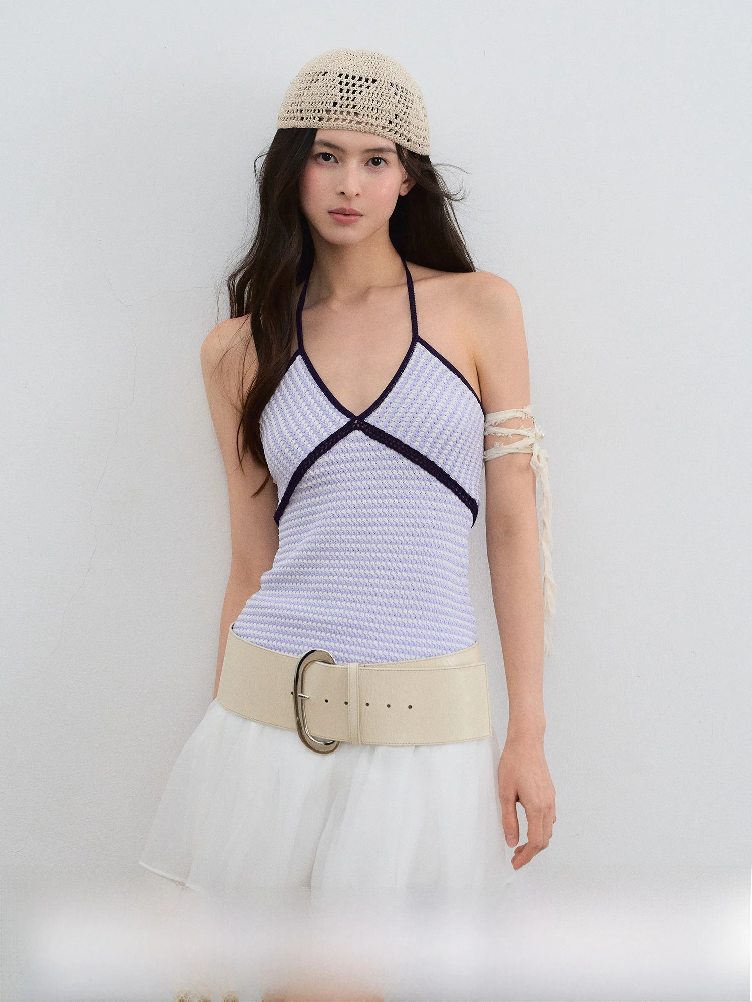 LaluneDuCiel Color Blo V-ne Slim Fit Knitted Crop Top Women Summer Sexy Casual Top Polyester Blend Outerwear
LaluneDuCiel Color Blo V-ne Slim Fit Knitted Crop Top Women Summer Sexy Casual Top Polyester Blend Outerwear