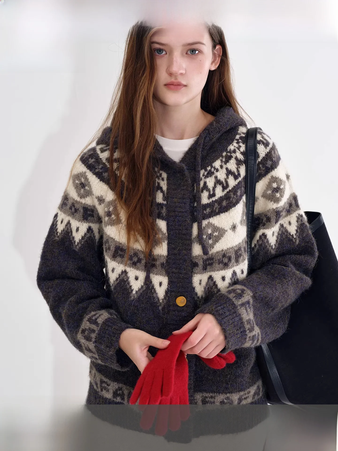 Fano Berlin Bookstore Geometric Fair Isle Hat Soft Cozy Women's Sweater Long Sve Casual Loose Fit Autumn Winter Top
Fano Berlin Bookstore Geometric Fair Isle Hat Soft Cozy Women's Sweater Long Sve Casual Loose Fit Autumn Winter Top