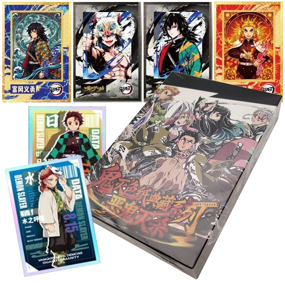 Demon Slayer Japanese Fantasy Combat Anime Character Limited Color Paper Cards Boys and Girls Collection Peripheral Toys Gifts
Demon Slayer Japanese Fantasy Combat Anime Character Limited Color Paper Cards Boys and Girls Collection Peripheral Toys Gifts
