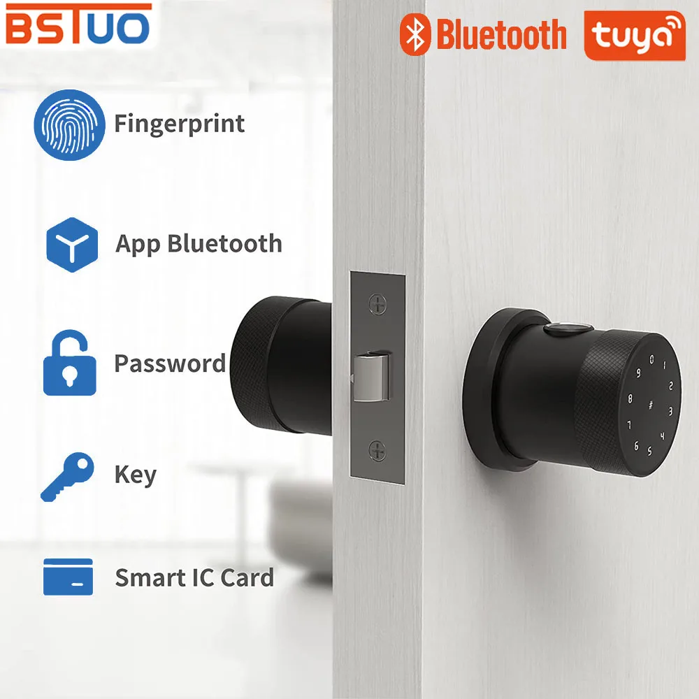 Electronic Lock Tuya APP Smart Bluetooth Lock Smartlife Spherical Indoor fingerprint Electronic Code Lock Automatic Latch Lock
Electronic Lock Tuya APP Smart Bluetooth Lock Smartlife Spherical Indoor fingerprint Electronic Code Lock Automatic Latch Lock