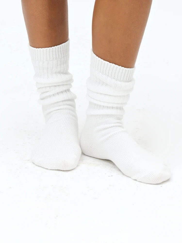 Oneup Pure Color Basic Thick Needle Mid-Calf Socks Cotton Long Socks Slimming Effect Stocking over Knee High Socks
Oneup Pure Color Basic Thick Needle Mid-Calf Socks Cotton Long Socks Slimming Effect Stocking over Knee High Socks