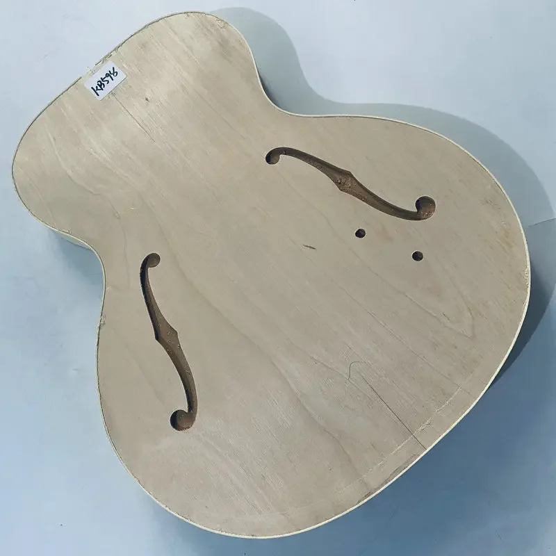 KB598 Jazz Electric Guitar Body Thickness 48mm Unfinished product F hole NO Paints Filleted Corner
KB598 Jazz Electric Guitar Body Thickness 48mm Unfinished product F hole NO Paints Filleted Corner