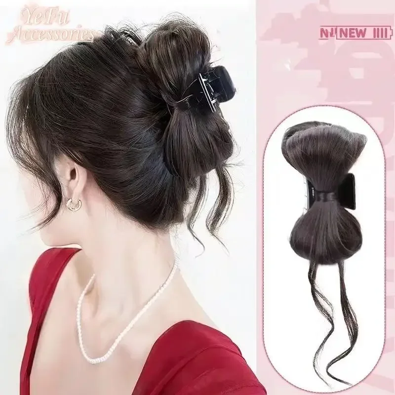 Korean Ins Style Synthetic Wig Hair Clip Bowknot Dragon Beard for Women Simulation Flower Bud Head Hair Extensionsb
Korean Ins Style Synthetic Wig Hair Clip Bowknot Dragon Beard for Women Simulation Flower Bud Head Hair Extensionsb