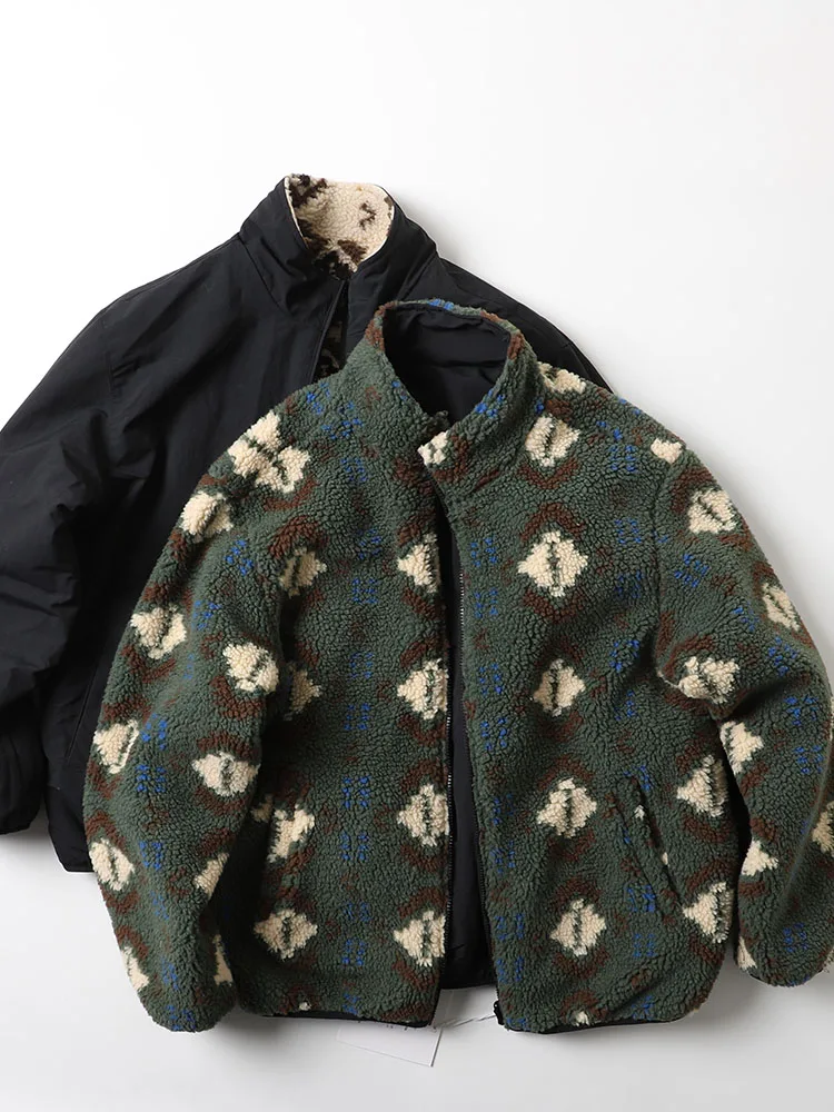 Двусторонняя теплая мужская хлопковая куртка свободного кроя с флисовой подкладкой, воротником-стойкой, в стиле ретро, повседневная верхняя одежда, модная молодежная модель
Двусторонняя теплая мужская хлопковая куртка свободного кроя с флисовой подкладкой, воротником-стойкой, в стиле ретро, повседневная верхняя одежда, модная молодежная модель