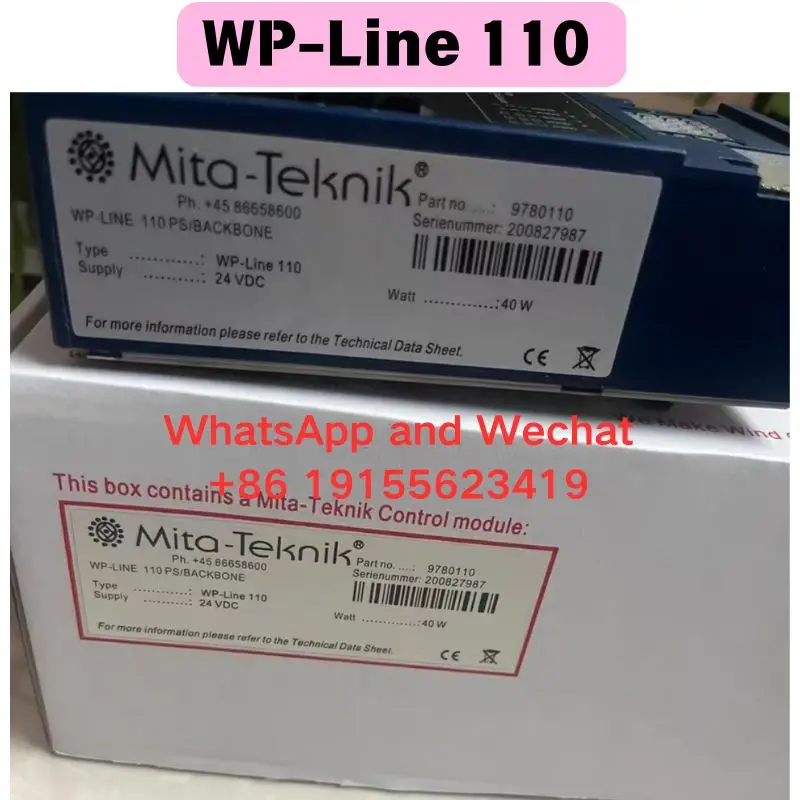 brand new and used WP-Line 110 9780110 Module controller Functional test OK Quick delivery
brand new and used WP-Line 110 9780110 Module controller Functional test OK Quick delivery