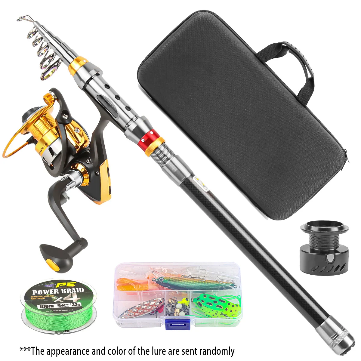 Carbon lure rod telescopic portable travel fishing gear set, throwing rod for long-distance sea fishing rod
Carbon lure rod telescopic portable travel fishing gear set, throwing rod for long-distance sea fishing rod