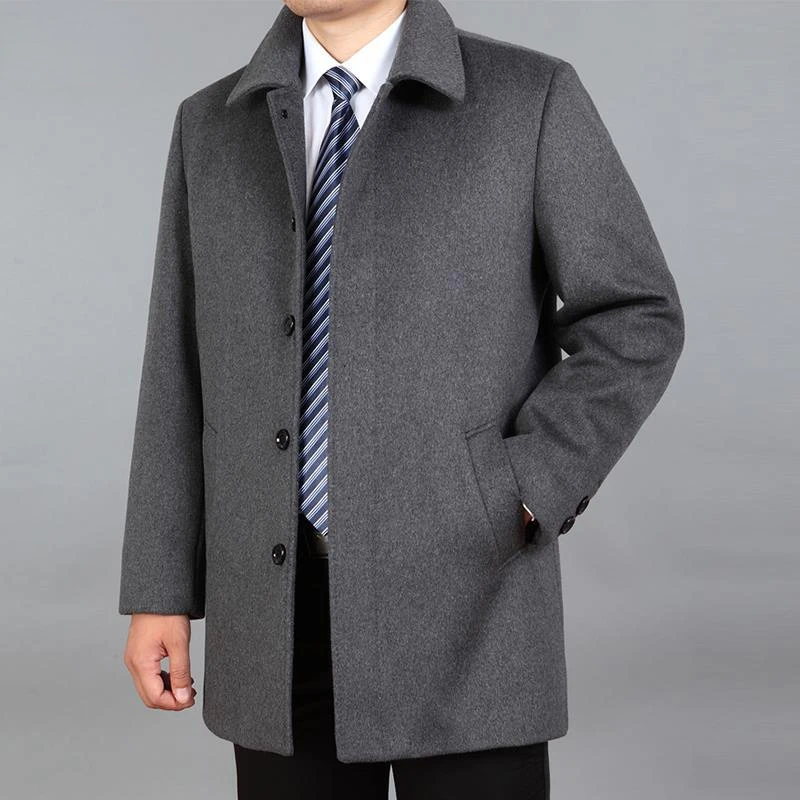 Men's Winter Jacket Wool Blend Coat Casual Fashion Lapel Single-breasted Pocket Woolen Jackets Coats Male Outwear Tops Q702
Men's Winter Jacket Wool Blend Coat Casual Fashion Lapel Single-breasted Pocket Woolen Jackets Coats Male Outwear Tops Q702