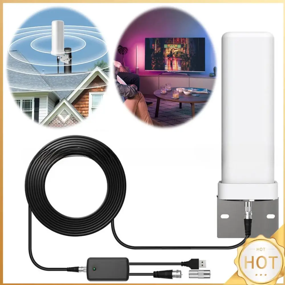 600 Miles Outdoor Digital TV Antenna ABS HDTV Digital Antenna Wear Resist HD 4K Digital TV Antenna for HDTV with DAB/FM Radio
600 Miles Outdoor Digital TV Antenna ABS HDTV Digital Antenna Wear Resist HD 4K Digital TV Antenna for HDTV with DAB/FM Radio