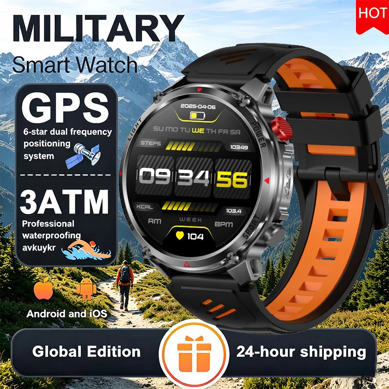 2026 New T-Rex 3 Pro Military Grade AGPS Smart Watch 5ATM Waterproof Dual-band GNSS Compass Altimeter AMOLED Swim Sports watch
2026 New T-Rex 3 Pro Military Grade AGPS Smart Watch 5ATM Waterproof Dual-band GNSS Compass Altimeter AMOLED Swim Sports watch