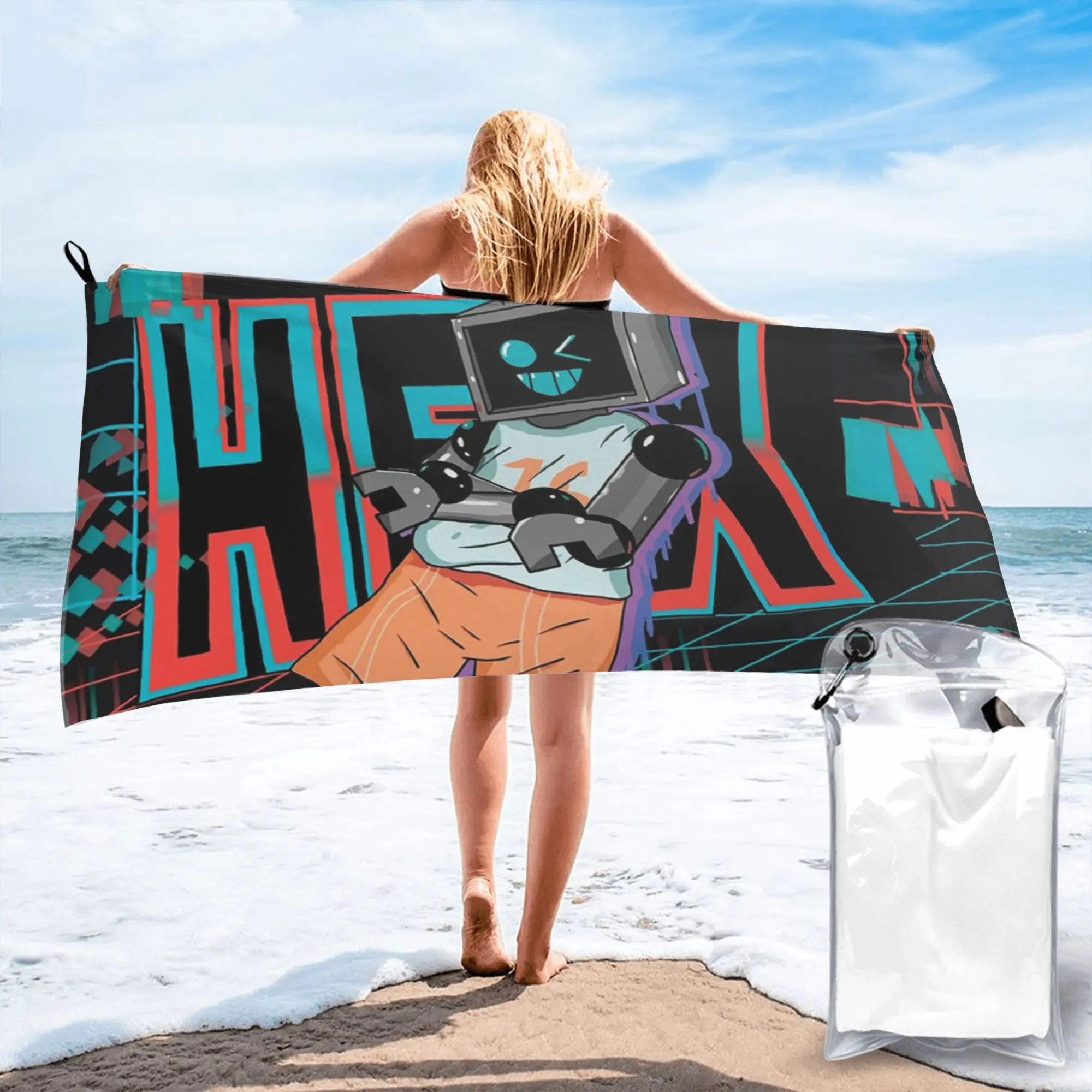 Fnf Hex neon artwork Beach Towel Soft Microfiber Quick Dry Absorbent Quick Towels For Bath
Fnf Hex neon artwork Beach Towel Soft Microfiber Quick Dry Absorbent Quick Towels For Bath