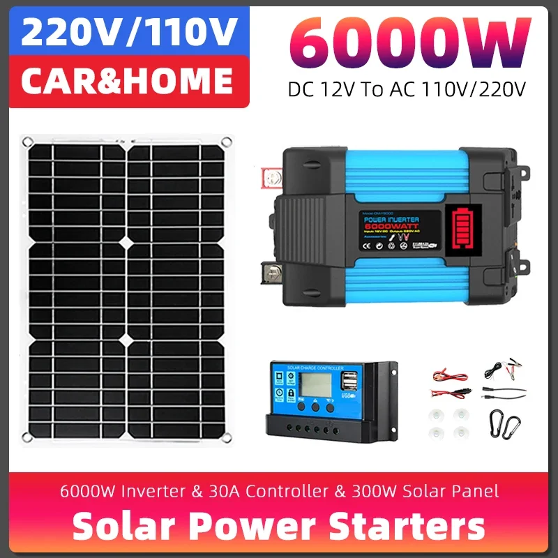 Инвертор 300 Вт 18 В/12 В в 110 В/220 В 6000 Вт, контроллер 30 А, полный комплект, зарядное устройство, автомобильный инвертор, солнечная энергетическая система, солнечная панель
Инвертор 300 Вт 18 В/12 В в 110 В/220 В 6000 Вт, контроллер 30 А, полный комплект, зарядное устройство, автомобильный инвертор, солнечная энергетическая система, солнечная панель