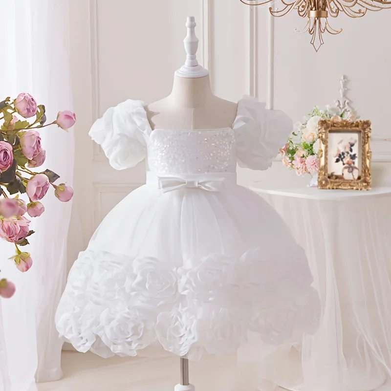 J657 Dropship Beautiful Girls Princess Dress Baby Dresses Formal Dress Children's Flower Bud Sequins Piano Performance Costume 
J657 Dropship Beautiful Girls Princess Dress Baby Dresses Formal Dress Children's Flower Bud Sequins Piano Performance Costume