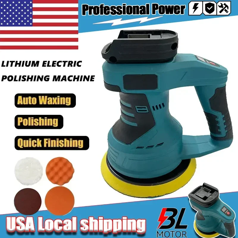 8 Gears Cordless Polisher Rechargeable Car Buffer Polisher Machine Electric Rotary Tool Fit Makita 18V Battery
8 Gears Cordless Polisher Rechargeable Car Buffer Polisher Machine Electric Rotary Tool Fit Makita 18V Battery