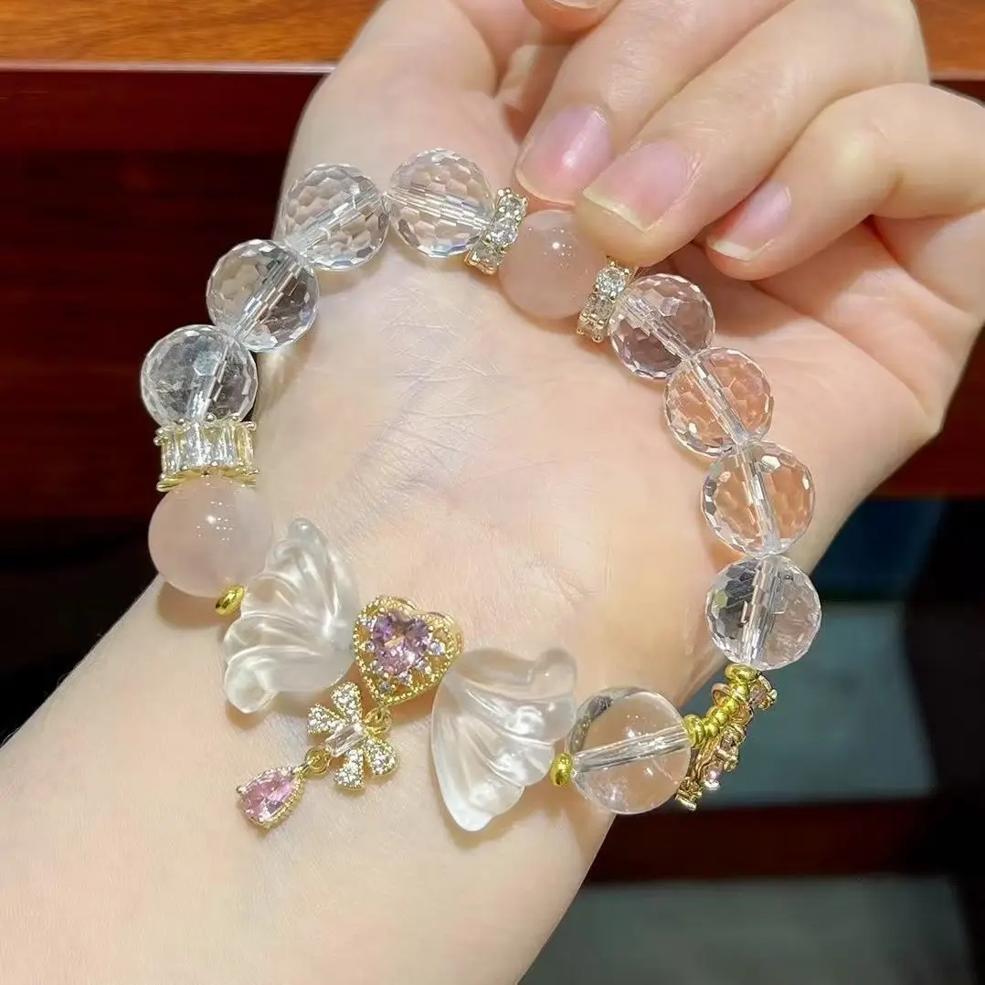 Pink Crystal New Cute Student Girlfriend Best Friend Heart-Shaped Wing Design Hot
Pink Crystal New Cute Student Girlfriend Best Friend Heart-Shaped Wing Design Hot