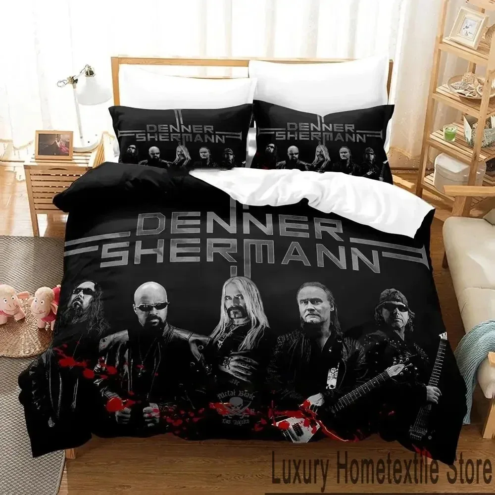 Комплект постельного белья с 3D-принтом Denner Band Shermann для мальчиков и девочек, двойной, Королевский размер, пододеяльник, наволочка, кровать для мальчиков и взрослых
Комплект постельного белья с 3D-принтом Denner Band Shermann для мальчиков и девочек, двойной, Королевский размер, пододеяльник, наволочка, кровать для мальчиков и взрослых