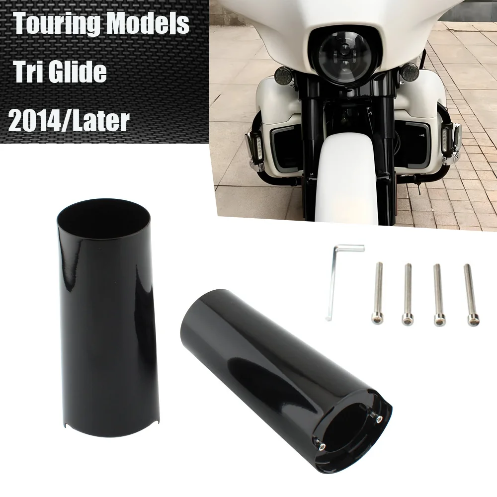 Extended FOR Harley Touring Street Glide Road Glide Road King Ultra Limited CVO 14-25 Motorcycle Front Fork Boot Slider Covers
Extended FOR Harley Touring Street Glide Road Glide Road King Ultra Limited CVO 14-25 Motorcycle Front Fork Boot Slider Covers